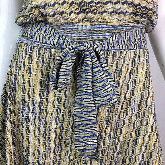 Silk Belted Serena Flare Handkerchief Dress - Picture 7 of 12